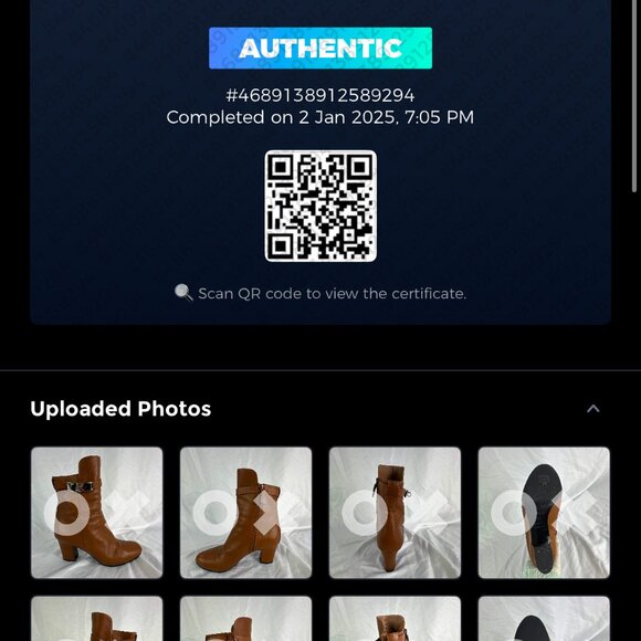 HERMES Brown Leather Joueuse Ankle Women's Boots Made in Italy 36.5 - 6US - Picture 2 of 13